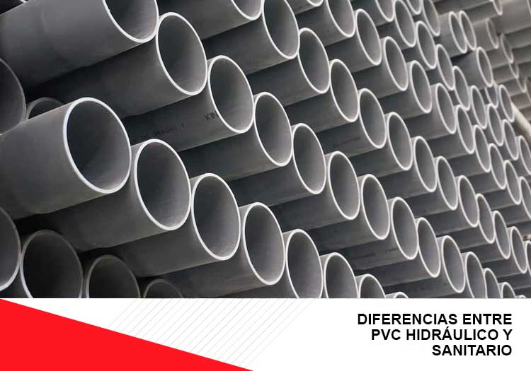 Diferencias entre PVC hidráulico y sanitario