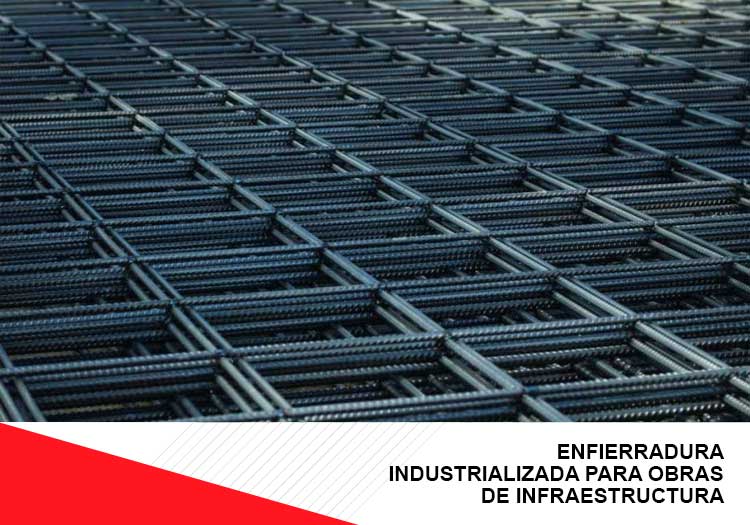 Enfierradura industrializada para obras de infraestructura