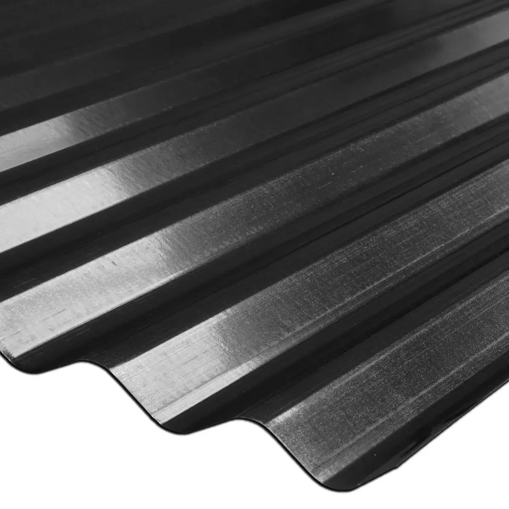 Zincalum Ondulado Negro 0,35 x 851 mm 2 m