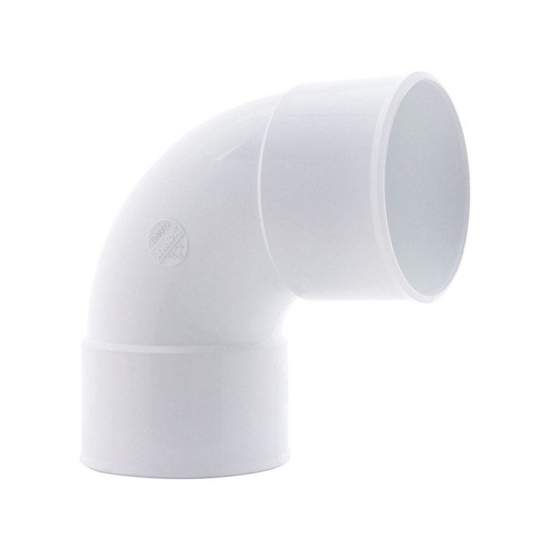 Codo Canaleta Blanco H-H 80 mm x 87,5°