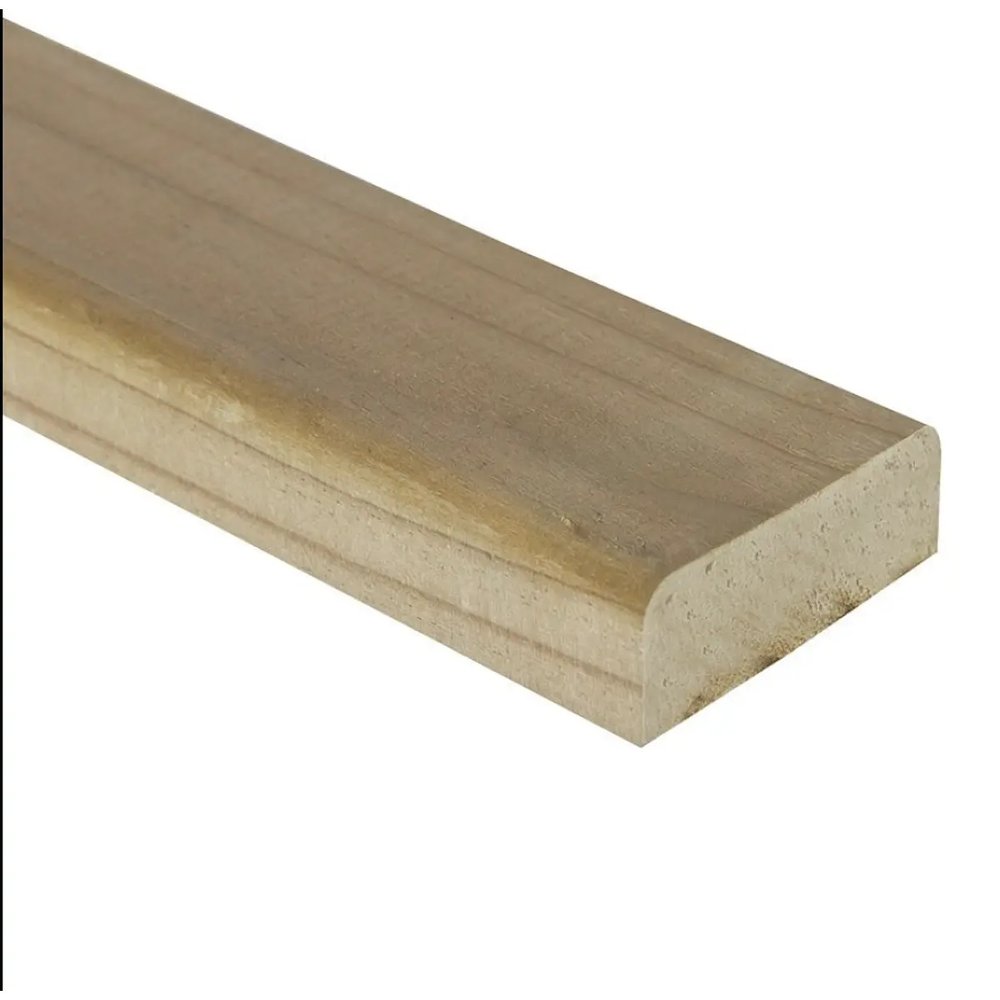 Piso Terraza Impregnado con Canto Redondo 1 1/2 x 4" 3,2 m