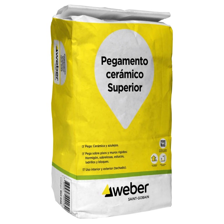 Adhesivo Cerámico 25 kg Weber Superior