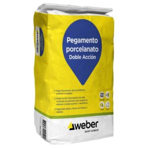 Adhesivo Porcelanato 25 kg Weber DA
