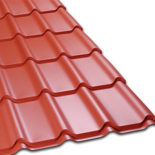 Teja Continua Curva Terracota 0,4 mm x 3,66 m