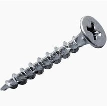 Tornillo Yeso-Cartón Zincado Punta Fina Hilo Grueso 6 x 1 1/4" (100 un)