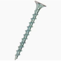 Tornillo Yeso-Cartón Zincado Punta Fina Hilo Grueso 6 x 1 5/8" (100 un)