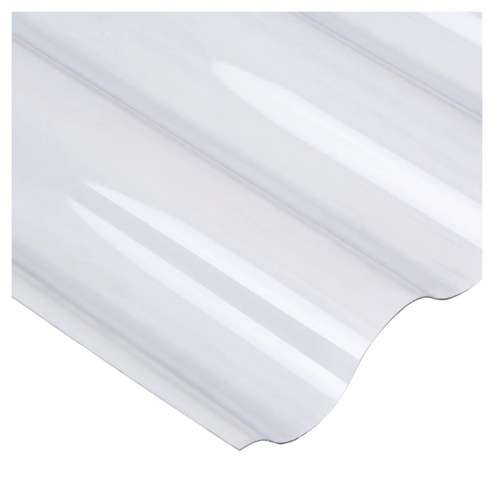 Policarbonato Ondulado Transparente 0,5 mm x 3 m