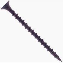 Tornillo Negro Punta Fina 6 x 2" (100 un)