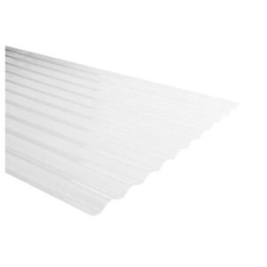 Policarbonato Ondulado Transparente 0,7 mm x 3 m