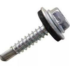 Tornillo Hexagonal Punta Broca con Golilla 10 x 3/4" (100 un)