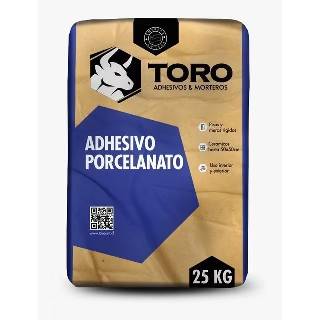 Adhesivo Porcelanato 25 kg DA Toro Normal