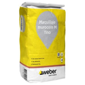 Maquillaje 25 kg Weber Murocem M