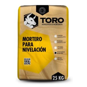 Mortero Autonivelante Fluido 25 kg E20 Toro