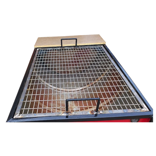 Mallas galvanizadas Pointfix CG5050 y RG5020 montadas en una parrilla