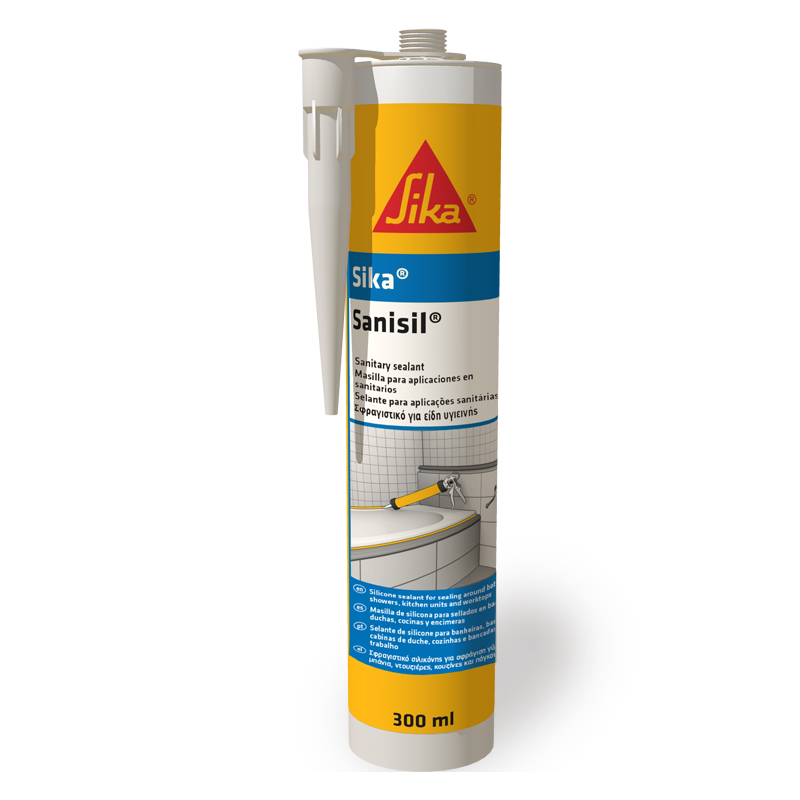 Silicona Baño Blanca 300 ml Sika Sanisil
