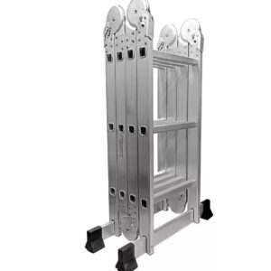Escalera Articulada Aluminio 12 Peldaños 3,2 m