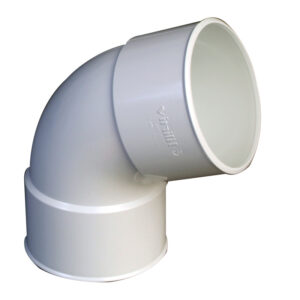 Codo 87,5° PVC P25 Blanco M-H
