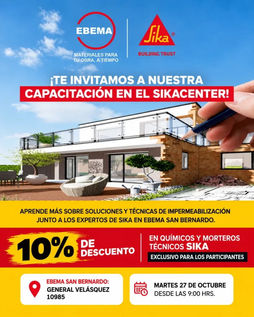Capacitación Sika en Ebema San Bernardo, martes 27 de octubre
