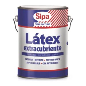 Látex Extracubriente Blanco 1 galón Sipa