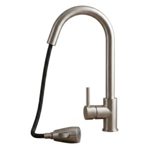 Monomando Lavaplatos Extraíble Satinado PZ4010SS Piazza