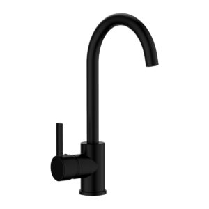 Monomando Lavaplatos Vertical Calix Negro PZ20009NE Piazza