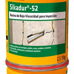 Resina Epóxica de Inyección A+B 1 kg Sikadur-52