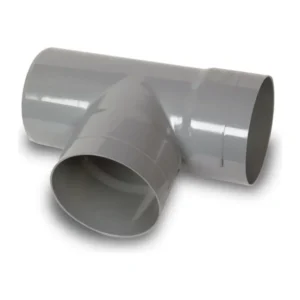 Tee PVC Sanitario Gris 75 x 75 mm